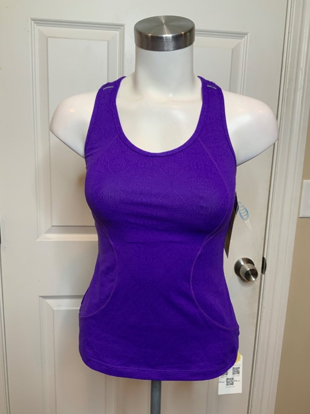 Athleta Purple Energy Tank Top Built In Bra, Size XS, NWT!